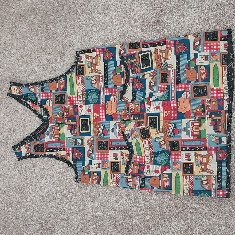 School Teacher Student Themed Apron NWOT